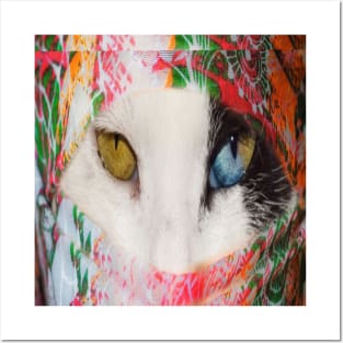 EYE REAL CAT Posters and Art